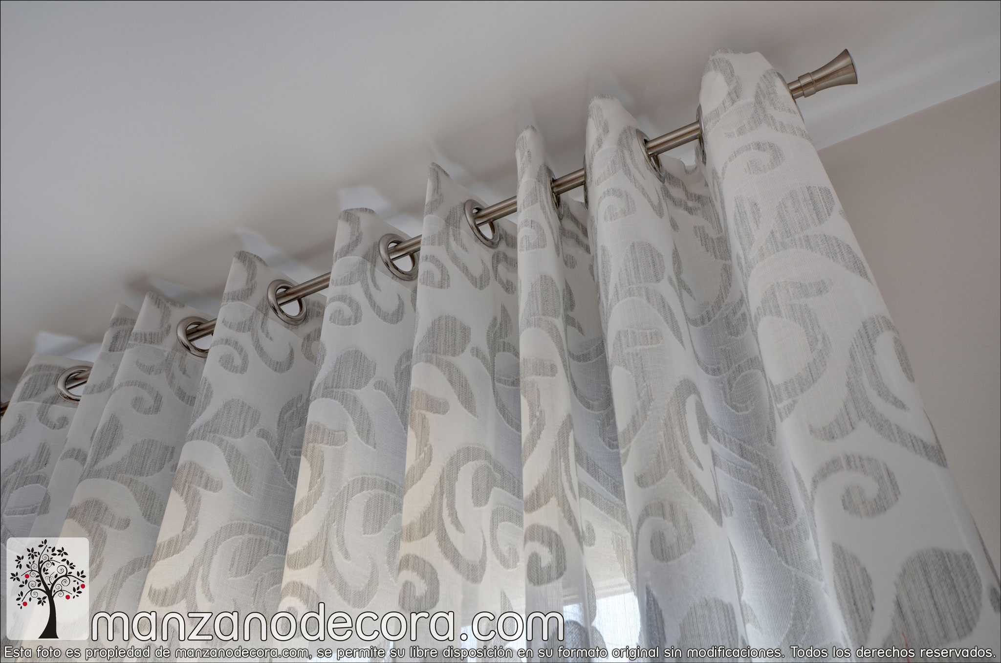 Mecanismo para cortina: Barra o Riel - Cortinas Manzanodecora